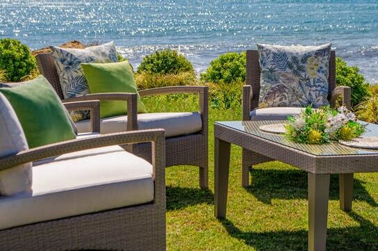 Conjunto de sofas de jardin en Marbella